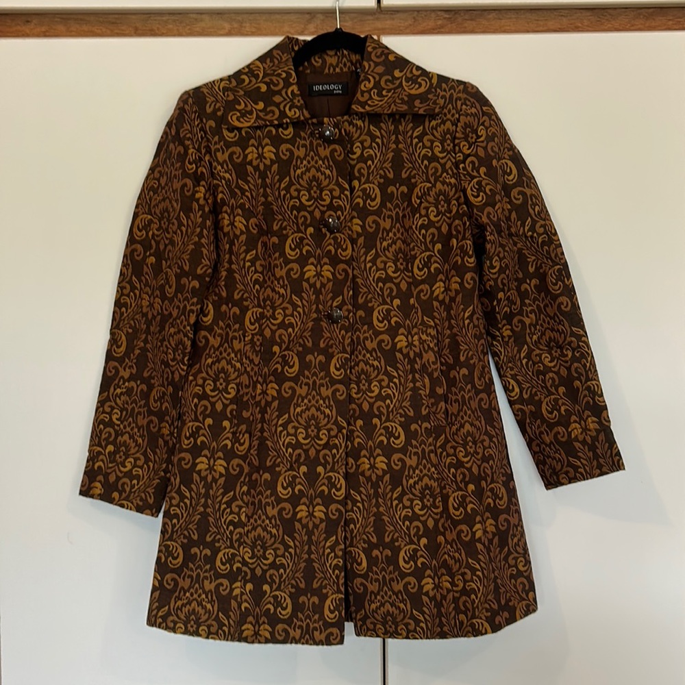 ❤️FINAL PRICE EUC Ideology Petite tapestry jacket - Size S Petite